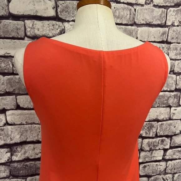 Musette Colorblock Sleeveless Draped Neck Dress Size 6 - Picture 5 of 8